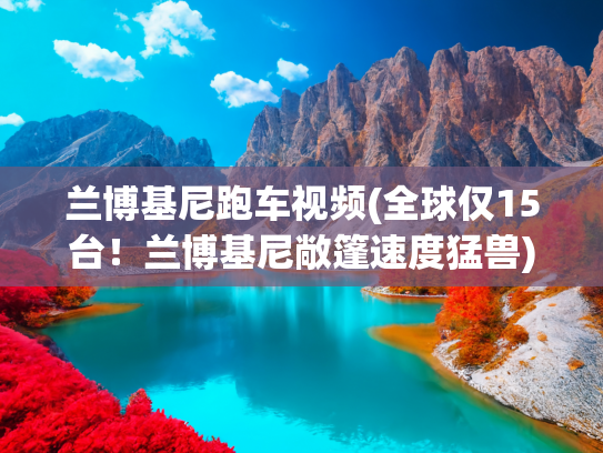 兰博基尼跑车视频(全球仅15台！兰博基尼敞篷速度猛兽)