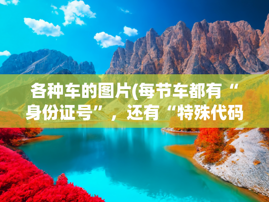 各种车的图片(每节车都有“身份证号”，还有“特殊代码”……这是啥车？)