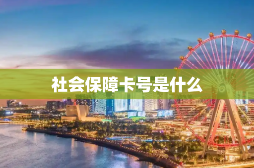 社会保障卡号是什么