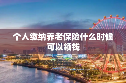 个人缴纳养老保险什么时候可以领钱