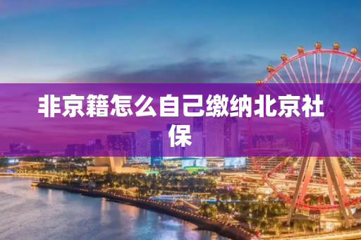 非京籍怎么自己缴纳北京社保