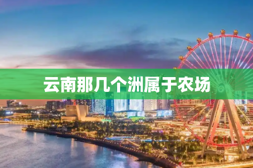 云南那几个洲属于农场