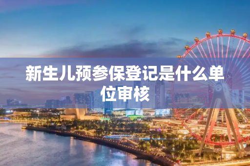 新生儿预参保登记是什么单位审核