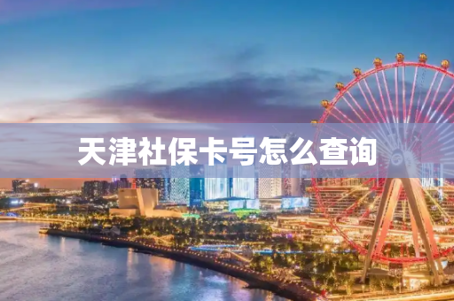 天津社保卡号怎么查询