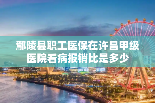 鄢陵县职工医保在许昌甲级医院看病报销比是多少