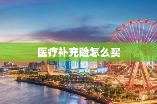 医疗补充险怎么买