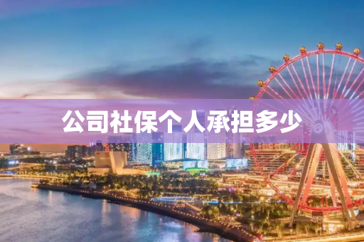 公司社保个人承担多少