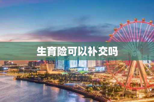 生育险可以补交吗