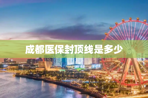 成都医保封顶线是多少