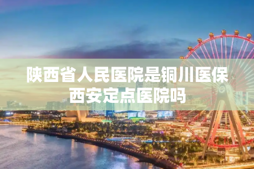 陕西省人民医院是铜川医保西安定点医院吗