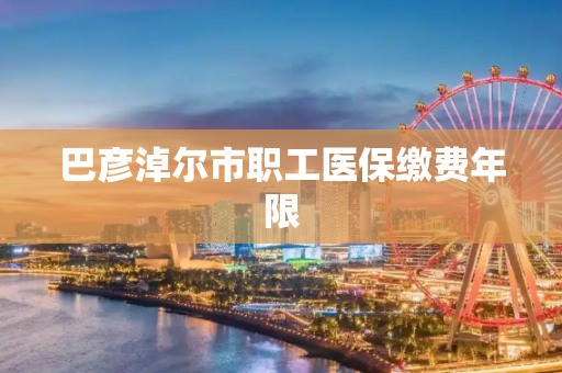 巴彦淖尔市职工医保缴费年限