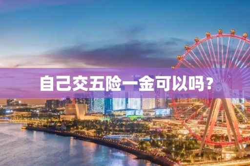 自己交五险一金可以吗？