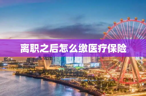 离职之后怎么缴医疗保险