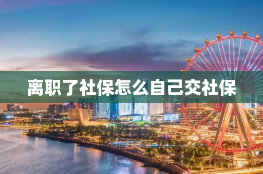 离职了社保怎么自己交社保