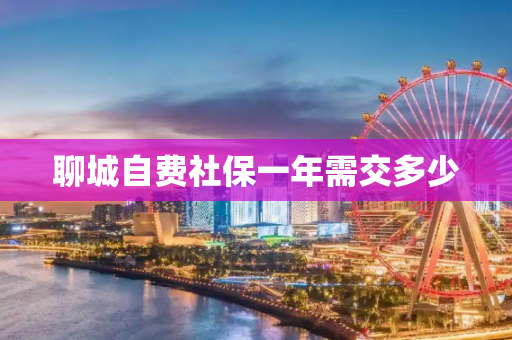 聊城自费社保一年需交多少