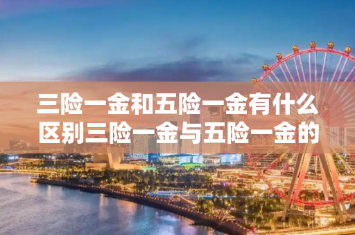 三险一金和五险一金有什么区别三险一金与五险一金的具体区别是什么啊?