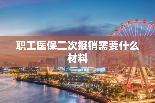 职工医保二次报销需要什么材料