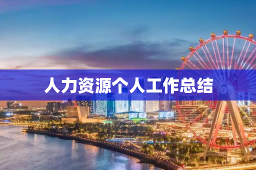 人力资源个人工作总结