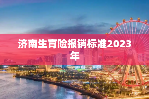济南生育险报销标准2023年