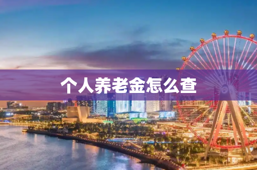 个人养老金怎么查