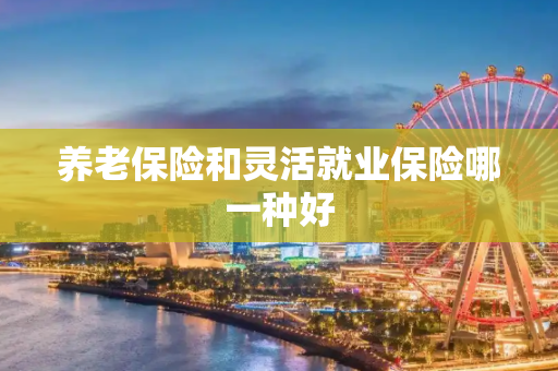 养老保险和灵活就业保险哪一种好