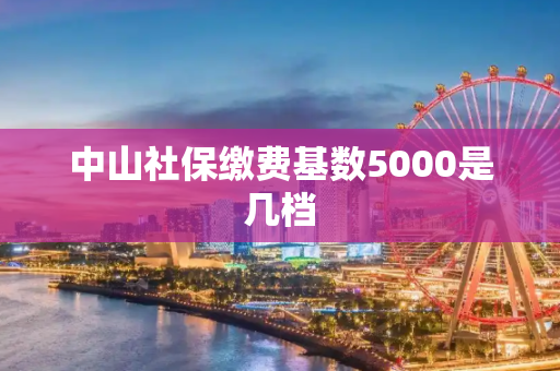 中山社保缴费基数5000是几档