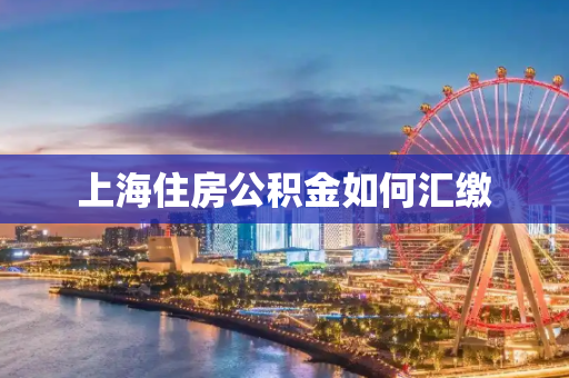 上海住房公积金如何汇缴