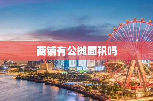 商铺有公摊面积吗