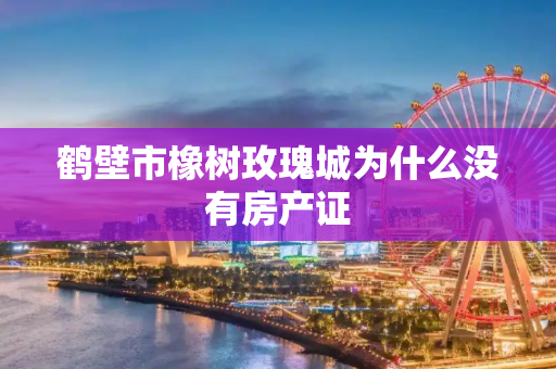 鹤壁市橡树玫瑰城为什么没有房产证
