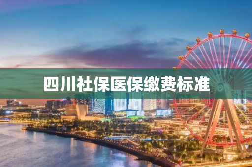四川社保医保缴费标准