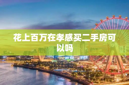 花上百万在孝感买二手房可以吗