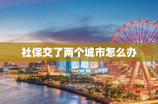 社保交了两个城市怎么办