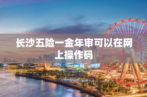 长沙五险一金年审可以在网上操作码
