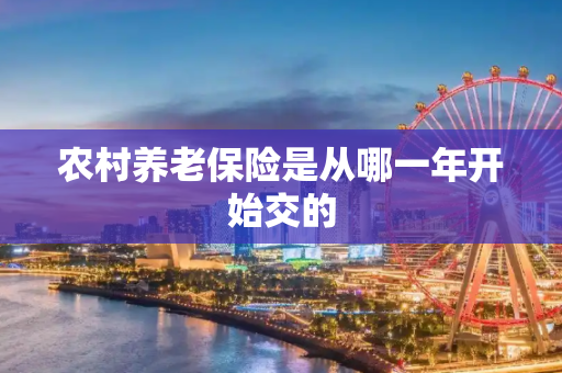 农村养老保险是从哪一年开始交的