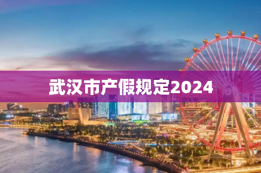 武汉市产假规定2024